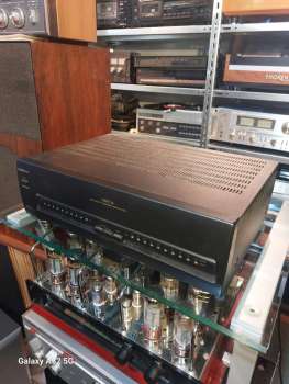 Preview: SOUNDWAVE  Delta  MA 700  Endstufe LED-VU Meter  2 x 120 Watt